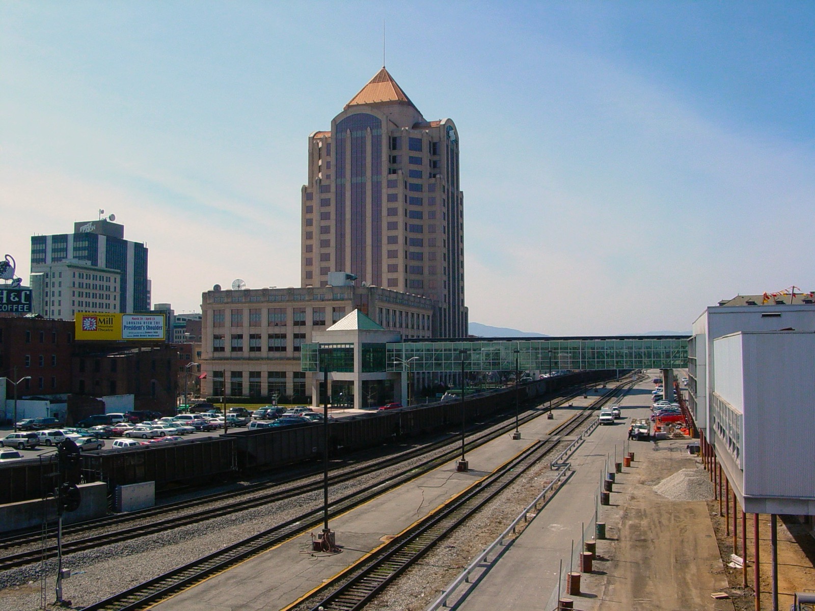 Downtown Roanoke, where Center in the Square anchors the Market District
