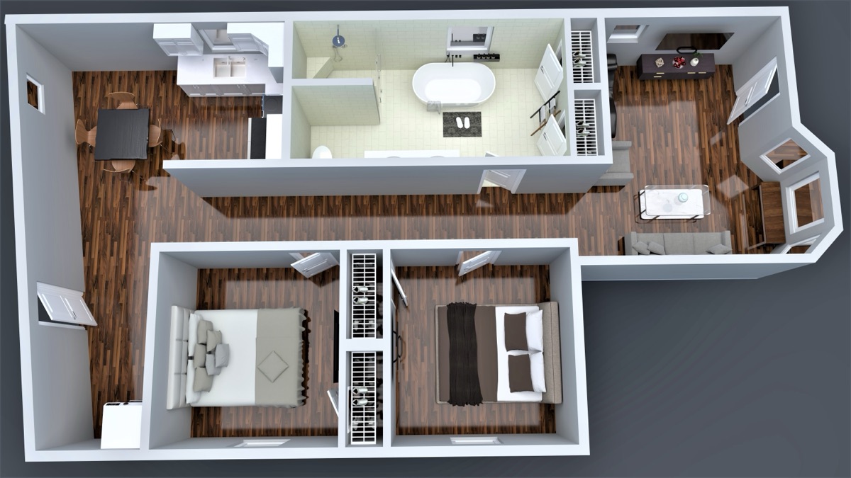 801 Campbell — Unit 2 interior